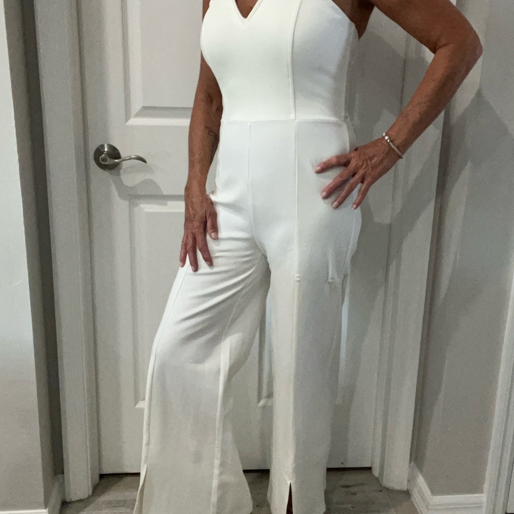 Venus Elegant White Jumpsuit